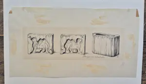 Anton Pieck - Originele krijttekening - gemonogrammeerd kopen? Bied vanaf 395!