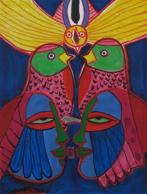 Corneille - Zeefdruk, Splendeur des tropiques - Ingelijst kopen? Bied vanaf 250!