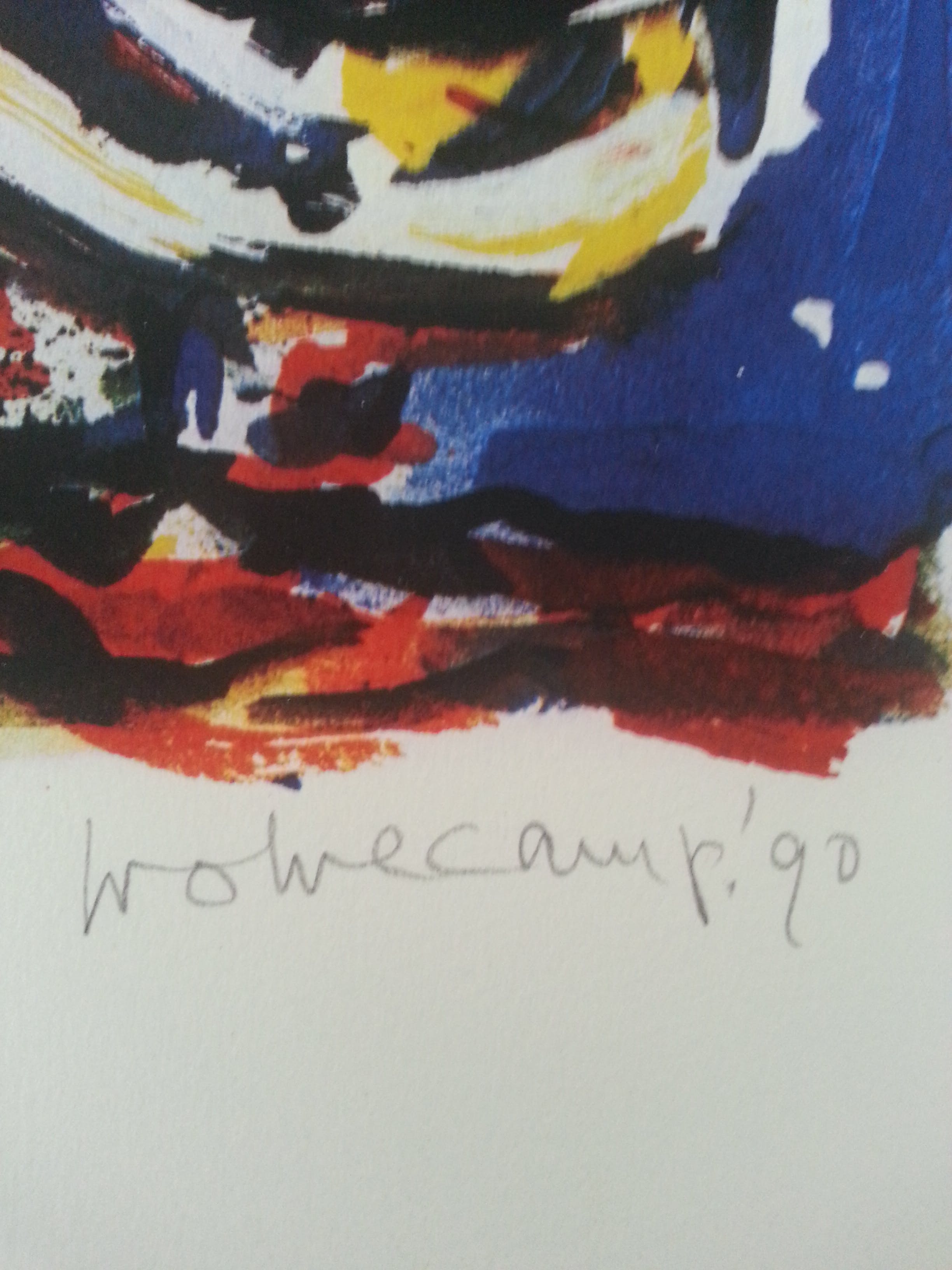 Theo Wolvecamp - Compositie ll - gesigneerde zeefdruk - oplage 200 ex. - 1990 kopen? Bied vanaf 139!