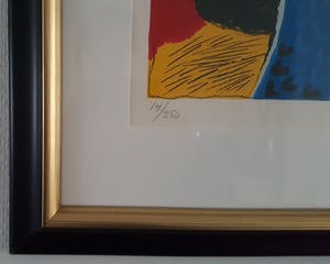 Corneille - ‘Dialogue Amoureux’, ingelijste zeefdruk met beperkte oplage. kopen? Bied vanaf 365!