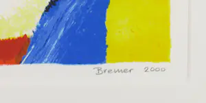 Saskia Bremer - Zeefdruk, New Age b.2.- Ingelijst kopen? Bied vanaf 1!