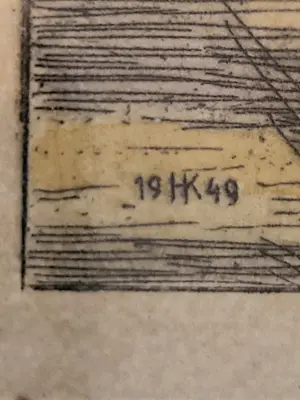 Hans Klemke - Industriële kleurenets - Hochofen Berlin - 1949 kaufen? Bieten Sie von 85!