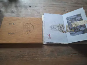 Rob Birza - Boek met een omslag van Leisteen, met originele Kunstwerken/Collages kopen? Bied vanaf 120!