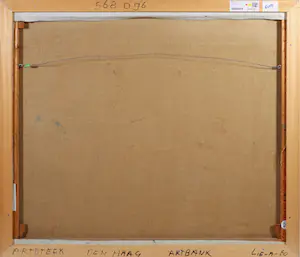 John Lie a Fo - Olieverf op doek, Zonder titel - Ingelijst (Groot) kopen? Bied vanaf 350!