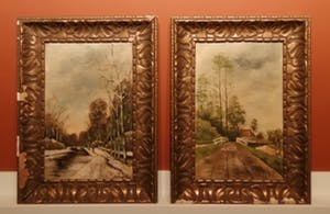 Niet of onleesbaar gesigneerd - Pendant - Zomer & Winter (1901) - Hollandse School kopen? Bied vanaf 10!