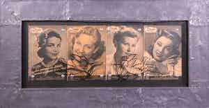 Jan Bollaert - Gemengde techniek op papier/glas, Libelle IIII - Ingelijst verkocht voor € 35!