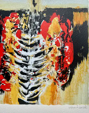 Hans Vanhorck - Lot van 2 zeefdrukken kopen? Bied vanaf 35!