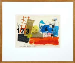 Theo Koster - 123 - Landschap van het leven - Professioneel ingelijst - Houten Barth-lijst verkocht voor € 59!