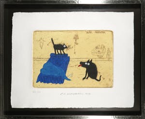 Raymond Waydelich - Ets en aquatint, Hotel Argentina - Ingelijst kopen? Bied vanaf 40!