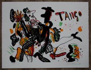 Buy Anton Martineau - Litho: Tango - 1998? Bid from 75!