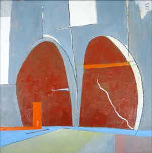 Philip Vencken - Olieverf op doek, Camp (Groot) verkocht voor € 100!