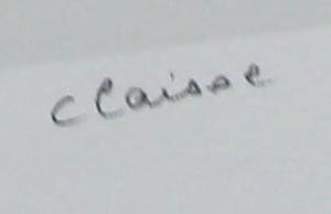 Genevieve Claisse - Giclee: Composition Geometrique rouge/blue/jaune kopen? Bied vanaf 175!