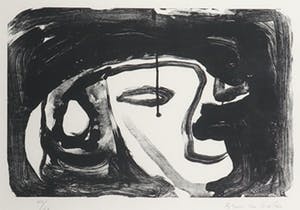 Bram van Velde - Litho, Zonder titel - Ingelijst kopen? Bied vanaf 200!