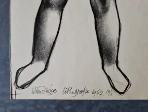 Wim Zwiers - 1957 litho "Wederopbouw" + Litho expositie grafiek 1952 - kleine oplage (10) kaufen? Bieten Sie von 39!