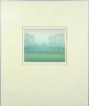 Hans Heijman - Kleurenets, Maas bij Poederoyen - Ingelijst kopen? Bied vanaf 20!