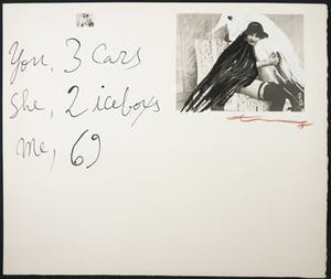 Walasse Ting - Handbewerkte litho, You 3 cars kopen? Bied vanaf 220!