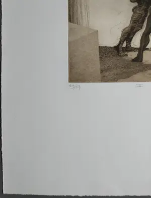 Ronald Tolman - gesigneerde ets kopen? Bied vanaf 69!