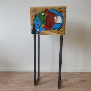 Christian van Hedel - Art Block S blauw epoxy kopen? Bied vanaf 25!