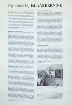 Klaas Bernink - prachtige, unieke verzamelmap met 12 kleurenlitho's en levensbeschrijving. kopen? Bied vanaf 225!