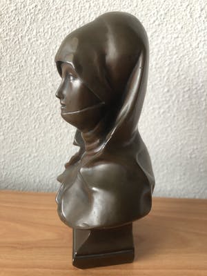 Brons (Onbekend) - Prachtige buste jaren 20 / 30 kopen? Bied vanaf 45!
