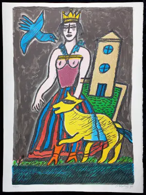 Buy Corneille - La reine du monde, litho? Bid from 275!