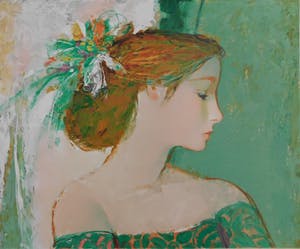 Sachiko Imai - Femme au Robe Verte kopen? Bied vanaf 35!