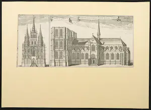 Jacobus Harrewijn - Gravure, Omnia Cadunt Insignis Ecclesia Collegiata D. Petri Lovanii kopen? Bied vanaf 20!