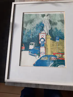 Joost Minnigh - Litho, titel, Villa Borghese kopen? Bied vanaf 40!
