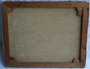 Frits Hes - Olieverf op doek, Stilleven met vissenkom en blokfluit – gesigneerd – ca 1950 kopen? Bied vanaf 100!