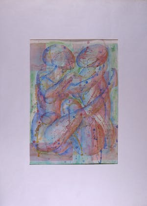 Piet van Mook - Aquarel, Abstacte Compositie kopen? Bied vanaf 1!