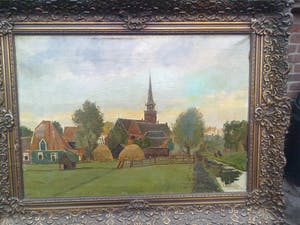 Rudolf Hendrik Oldeman - Gezicht op Broek in Waterland kopen? Bied vanaf 200!