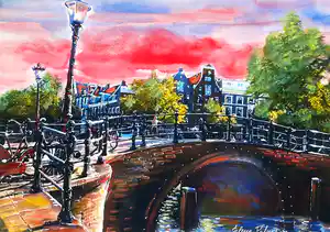 Elva - Een gracht in Amsterdam verkocht voor € 55!