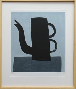 Klaas Gubbels - Zwarte koffiekan met dubbel oor kopen? Bied vanaf 395!