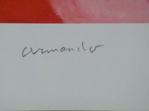 Armando - Rotes Gewand (Rood gewaad), Giclee op katoenpapier. Sublieme kleuren! kopen? Bied vanaf 100!