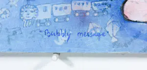 Shahid Parvez - Gemengde techniek op paneel, Bubbly Message kopen? Bied vanaf 100!