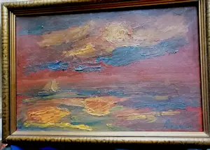 Constant Permeke - Avond op zee kopen? Bied vanaf 1250!