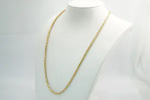 38 - Zo goed als nieuw en relatief lang 18krt geel-gouden "konings" collier kopen? Bied vanaf 2500!