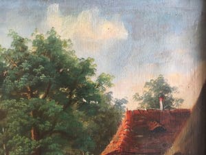 Niet of onleesbaar gesigneerd - Huisje aan het meer kopen? Bied vanaf 1!