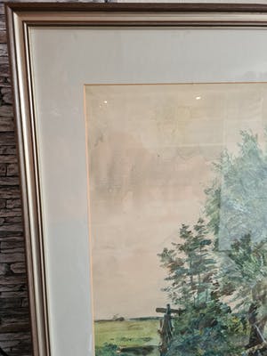 Piet Kramer - Polderlandschap met wilgen en water kopen? Bied vanaf 125!