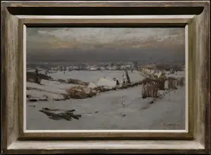 David Schulman - Winters gezicht op Achterberg kopen? Bied vanaf 950!