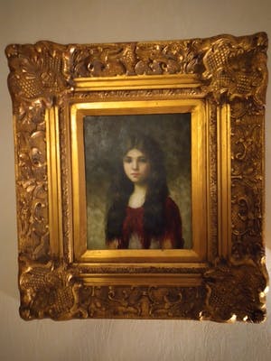 Niet of onleesbaar gesigneerd - Meisje kopen? Bied vanaf 1!