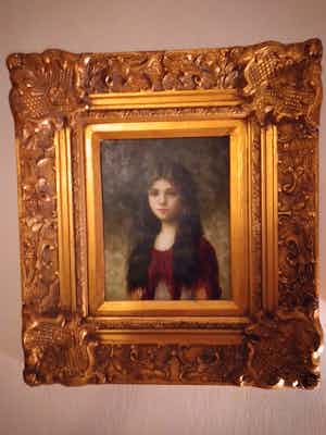 Niet of onleesbaar gesigneerd - Meisje verkocht voor € 1!