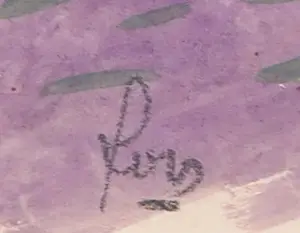 Aart Roos - Gouache, Landschap in kleur - Ingelijst kopen? Bied vanaf 70!