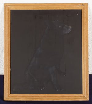 Johan van der Meulen - Hond 3 - 1976 - acryl- en lakverf op hout - BKR Ferwerderadeel kopen? Bied vanaf 20!