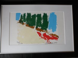 Jan Cremer - Zeefdruk. Titel. "Inverno II ". kopen? Bied vanaf 120!