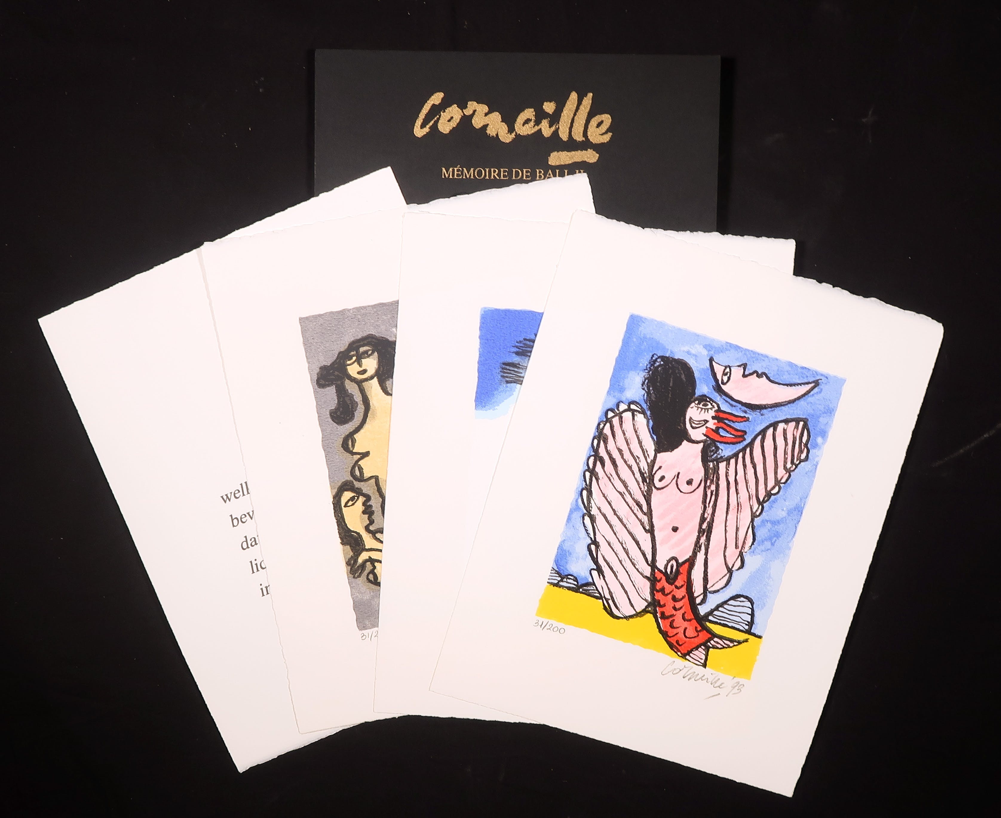 Corneille - Portfolio met 3 zeefdrukken, Mémoire de Bali II  kopen? Bied vanaf 180!