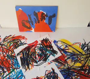 Karel Appel - Geh durch den Spiegel kopen? Bied vanaf 395!