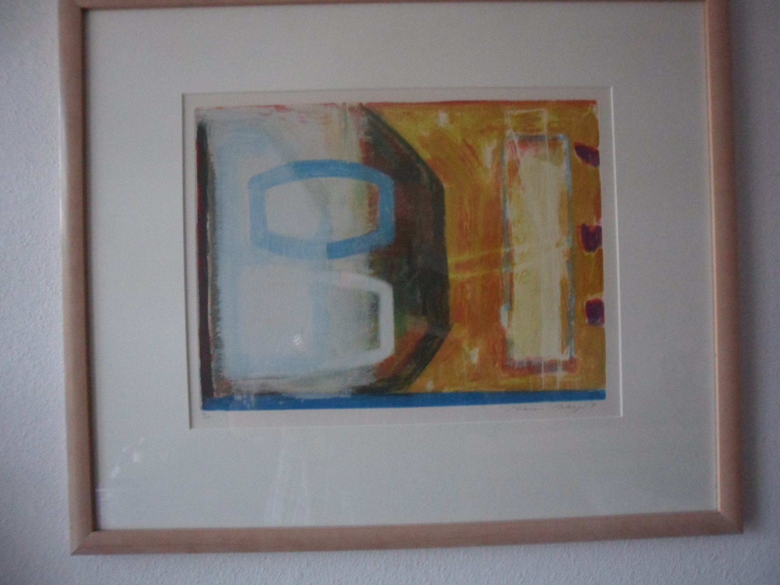 Kees Slegt - Kleuren ets op papier, zonder titel kopen? Bied vanaf 20!