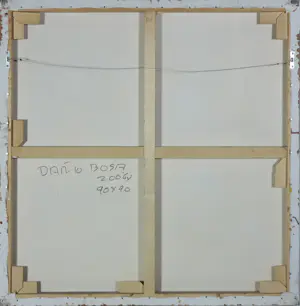 Dario Bosa - Acryl op doek, Drie figuren kopen? Bied vanaf 100!