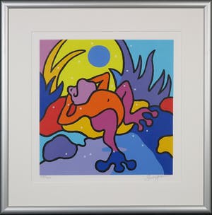 Shunyam - Zeefdruk, Kikker - Ingelijst kopen? Bied vanaf 1!